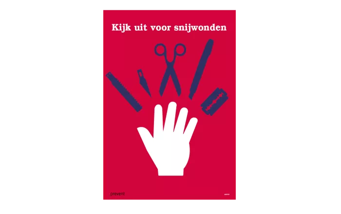 Kijk uit voor snijwonden